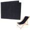 PH PandaHall 1,1 x 0,4 m tela de repuesto para silla de playa tela de repuesto para silla tumbona negro tela de playa plegable de tela Oxford accesorios para tomar el sol jardín