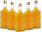 DIAH DO IT AT HOME 6 x Bottle 'Wave' Shape 500 ml (0.5L) & Gold Screw Cap (Twist on Lid) - Home Brewing Gin Oil Vinegar Wine Vodka - Home Brew