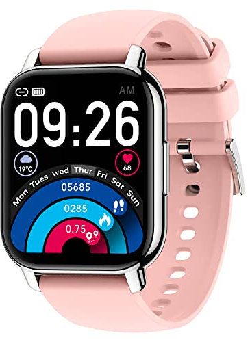SUPBRO 1,85 Montre Connectée Homme Femme pour Samsung, Apple, Xiaomi, Huawei, iOS, Android, Moniteur de Fréquence Cardiaque SpO2, Sommeil, Niveau de Stress, Smartwatch Sport Étanche