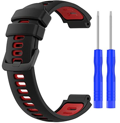 DFAMIN Silikon-Armband für Garmin Forerunner 220 230 235 630 620 735XT Approach S20 S5 S6 Fashion Strap 8 Farben Uhrenarmbänder Armband (Farbe: 8)