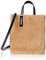 Liebeskind Berlin Paperbag Tote M – Paperbag Tasche aus Leder mit Jacquard-Schultergurt & Logodetails I Damen-Tasche | Leder Handtasche Damen | Women’s Tote Bag