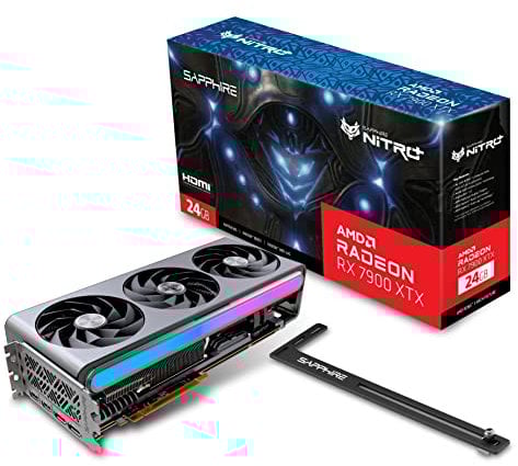 Sapphire 11322-01-40G Nitro+ AMD Radeon RX 7900 XTX Vapor-X Gaming Scheda grafica da 24 GB GDDR6, AMD RDNA 3