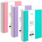 RETTACY A5 Spiral Notebook 3 Pack, Wirebound Colorful Notebooks 80sheets/160 Pages for Writing,100gsm College-Ruled Paper, PVC Hardcover, for Women Men Work Office School,14.5 x 21cm