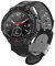 kwmobile Ersatzarmband kompatibel mit Huami Amazfit T-Rex/T-Rex Pro Armband - Fitnesstracker Band aus Silikon in Schwarz Grau