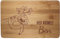 wandmotiv24 Personalisiertes Frühstücksbrettchen, 22x14 cm, hier krümelt, Faultier, Name, Holz, Schneidebrett, Geschenke M0851