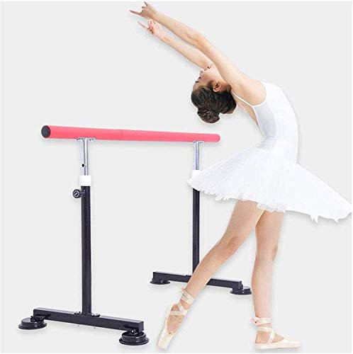 Ballettstange für zu Hause, tragbar, verstellbar, für drinnen, Fitness, anhebbare Beinpresse für Erwachsene, Kinder, mobiler Tanzraum, Studio, Reckstange, freistehend, verstellbare Stange für Dehnung