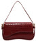 ACUYE Borgogna Borsa a tracolla Y2K pochette da donna rosso scuro in pelle borsa a tracolla Hobo Bag con tracolla regolabile, 02-rosso, 25cm