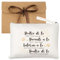 Pochette Amica Regalo, Pochette Trucchi Donna Amica, Regalo Amica Compleanno Regalo Migliore Amica Donna Natale Laurea, Trousse Trucchi Donna Regalo-Frase sul FRONTE RETRO