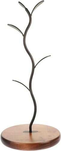 EPASHA Mug Tree,Vintage Mug Holder Espresso Mugs Espresso Shot Glass Wooden Clothes Drying Rack Tea Cup Storage Rack Cup Drain Holder Coffee Cup Rack Cup Drying Tree Kitchen Supply Cup Bracket