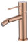 MICE BDG053-2ORC - Rubinetto monocomando per bidet con tecnologia Apertura a freddo - in ottone - Miscelatore monocomando per bagno per acqua fredda/Calinet oro rosa spazzolato