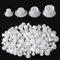 Abdeckkappen für Bohrlöcher 120 Stück Bohrloch Abdeckkappen Abdeckstopfen Schraubenabdeckung Weiss für Nagellöcher Schraubenlöcher Teilungslöcher in Schränken 5mm/6mm/8mm/10mm