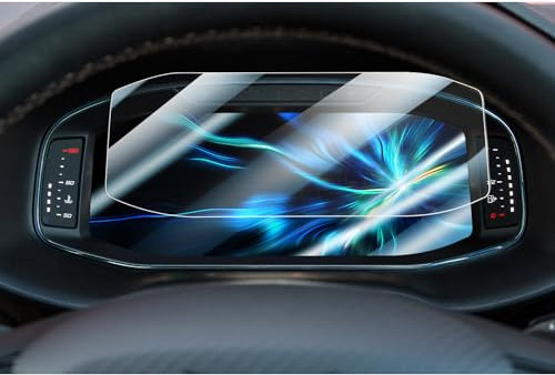 CDEFG Compatible with Seat Tarraco Ateca Leon KL Cupra Formentor Arona Ibiza 2020-2023 2024 Navigation Protective Film Tempered Glass 9H Scratch Resistant 10.25 inch GPS Screen Protector Car Navi Film
