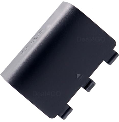 Deal4GO Akkudeckel für Xbox Series X oder Series S Controller, Carbon-Schwarz