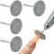 4 PACK Sanding Disc Nail Drill Bits Replacement, Electric Nail Drill Foot Files with Sanding Paper for Shaping Nail Forms,Cracked Skin Callus Removal for Home Salon DIY
