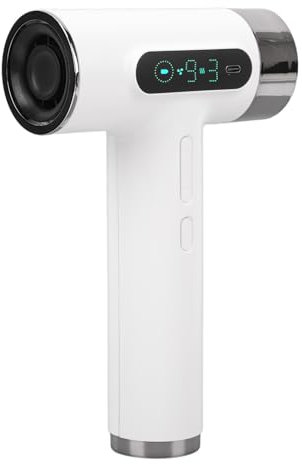 Asciugacapelli Portatile Senza Fili, Asciugacapelli a Caldo Freddo, Asciugacapelli a Batteria, Design di Ricarica USB, Super Energia Eolica, per Viaggi, (Spina UE da 100 a