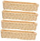 Cabilock 4 Stück Rattan Aufbewahrungskorb Geflochtenes Tablett Utensilien Schubladen Organizer Besteckhalter Diverser Organizer Korb Rattan Besteck Tablett Essstäbchen Abtropfkorb