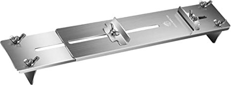 Mikikit Spülmesserschärfer König Hecke nass Unterstützer von Ölsteinen Beil Wasserhahn Schleifsteinhalter Verstellbarer Schleifsteinhalter Wetzsteinhalter Küchenwaren Edelstahl 304 Silver