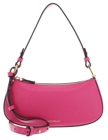 Coccinelle Pelle borsa a tracolla borsa da sera Merveille Mini Bag New Fucsia rosa