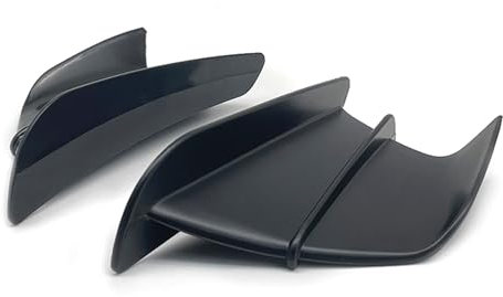 sanehou Motorrad Spoilerlippe 2 Stücke Motorrad Universal Aerodynamische Spoiler Für Flügel Seite Windabweiser Winglet Seite Spoiler Dekoration Modifizierte Zubehör