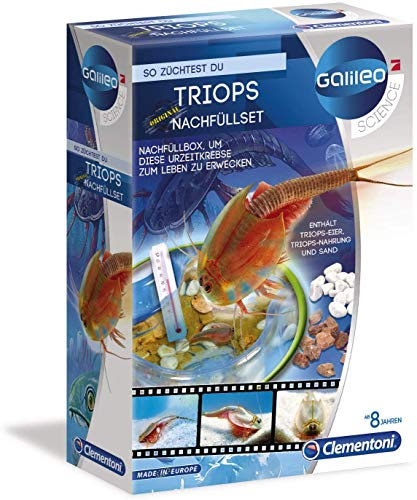 Clementoni 69780 - Galileo Original Triops Nachfüllset
