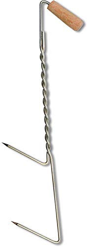 Zebco Räucherhaken, Standard, antrazzit, 18 cm