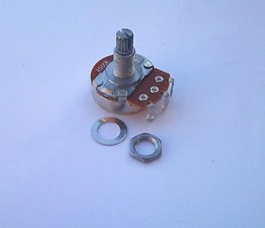 Jellyfish Audio A500K long pot for Gibson Les Paul guitar tone & volume 500K log potentiometer