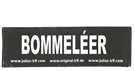 Interchangeable Patches, 1 Pair, BOMMELÉER, Size: Small, Black