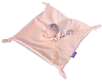 Trullala Schmusetuch Igel mit Gummikopf – Kauspielzeug, Schnuffeltuch für Babys, weiche Baumwolle, ideal zum Kuscheln und Zahnen, fördert die sensorische Entwicklung, Perfekter Begleiter zum Spielen