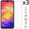 iGlobalmarket [3 Unidades] Protector de Pantalla Xiaomi Redmi Note 7 / Note 7 Pro, Cristal Templado Xiaomi Redmi Note 7 / Note 7 Pro, Alta Definicion, 9H Dureza, Resistente a Arañazos