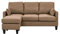 Astan Hogar Sofá Cama 3 Plazas con Chaise Longe, Tapizado Tela, Modelo Lena AH-AR40700CH