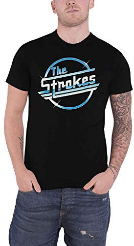 The Strokes T Shirt Classic Band Logo Magna Official Unisex Black S