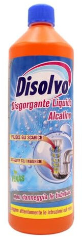 Disolvo Disgorgante 1000 Ml. Liquido Alcalino