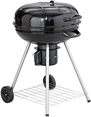 Home 56cm Kettle Charcoal BBQ - Black