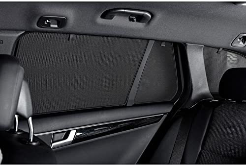 CAR SHADES Juego (Puertas traseras) Compatible con Mercedes Vito 5-Puertas (para los Tipos con 2 Puertas deslizantes) LWB (Longitud del vehículo Larga) 2014- (2-Partes)
