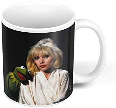 French Unicorn Keramik-Kaffeetasse, 325 ml, Debbie Harry und Kermit aus der Muppet Show TV Show USA