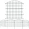 Ikodm Clôture de jardin - Kit complet - 5 clôtures de bassin - Clôture en métal - 11 éléments de clôture - 5 éléments de clôture - 6 barres de fixation - Clôture de protection pour étang