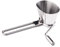 Healvian Picadora manual de perejil de acero inoxidable de vainilla, trituradora de perejil, picadora de cebolla, rebanadora de verduras, rallador de verduras para pimienta, tomate, romero