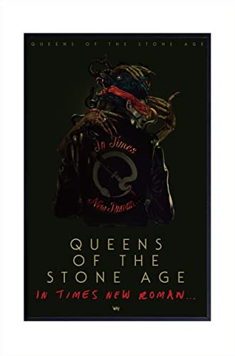 Theissen In Times New Roman Queens Of The Stone Age Album Cover Poster für Schlafzimmer Wanddekoration – mattes Poster rahmenloses Geschenk 28 cm x 43 cm