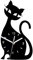Colcolo Katzen-Wanduhr, Kinderzimmer, Schlafzimmer, dekorative, lustige, geräuschlose Hängeuhr, leises Uhrwerk, für Wohnzimmer, Schwarz