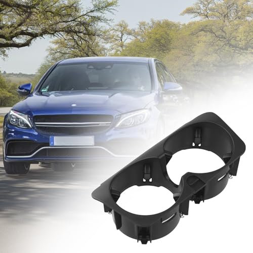 QWORK® Porte Gobelet Voiture, Porte Gobelet de Console Centrale, Porte Gobelet, Compatible avec Mercedes Classe E W213 Classe C W205 OEM A2056800691