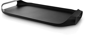 Eva Solo | Serviertablett 43 x 25 cm Black | Verschütteter Kaffee & umgestürzte Speisen Waren gestern – die niedrig platzierten Griffe des Tabletts Sorgen für erhöhte Stabilität & Balance | Black