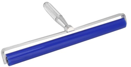 WPKD BLUEIY 30,5cm Rodillo de Película de Silicona para Pantalla,Rodillo Manual Antiestático,Herramienta de Limpieza de Polvo,para Limpieza de Pantalla,Cabello y Taller