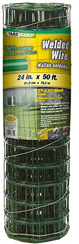 YARDGARD Geschweißter Draht, 5,1 x 7,6 cm Maschen, 61 x 15,2 m, 16 Gauge, grün, vinylbeschichteter Stahldraht, ideal für Tiergehege, Grundstücksschutz, Gartenzaun, Kaninchenzaun und Nutzzaun