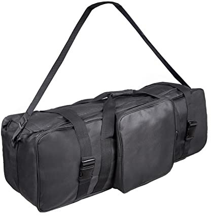 Heavy Duty Photography Studio Lighting Equipment Carry Case Bag - 30 x 10 x 10 / 77cm x 25cm x 25cm - Portable Lightweight Storage Case for Camera Video Monolight Tripod Lightstand