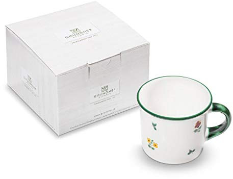 GMUNDNER KERAMIK Kaffeehäferl glatt Füllmenge : 0.24 Liter Streublume Geschirr, handgemacht in Österreich