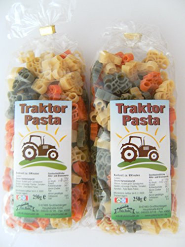 Pfalznudel Streuteile Traktor aus Nudelteig, 2X 250 g, Nudeln, Pasta, Dekoration, Delikatesse