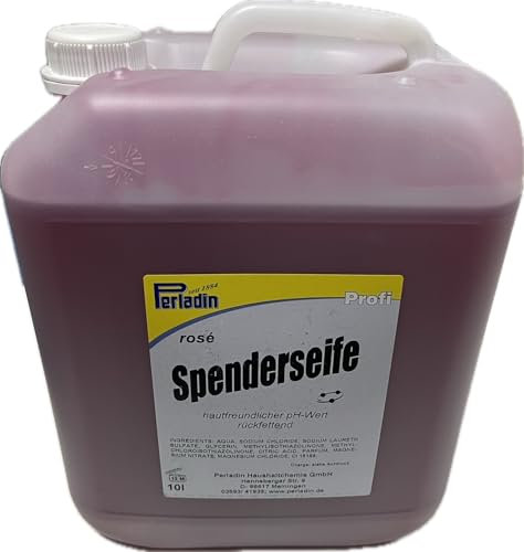 Unbekannt 1 Stück 10 Liter Kanister Spenderseife rosé Perladin Profi Seife für Spender,Seifenspender zum nachfüllen