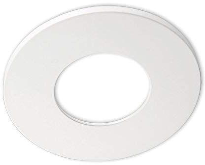 Cover Aluminium RUND für Einbaustrahler Sys-68, Weiß matt