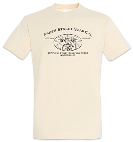Urban Backwoods Paper Street Soap Co. Herren T-Shirt Beige Größe M