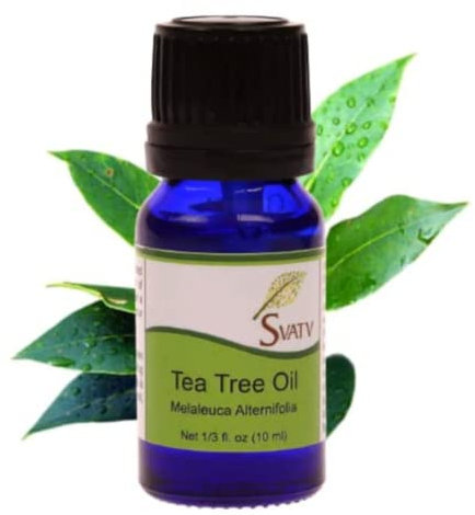 SVATV TEA TREE Essential Oil Therapeutic Grade Aromatherapy Oil Diffuser Scented Oil Yoga Massage and DIY Personal Care 10ml